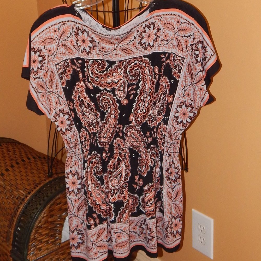Ladies My Michelle Blouse - top - Shirt ~~ Size S ~ Short Sleeve